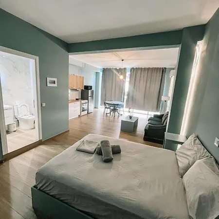 Minimal With Acropolis View Shared Rooftop Apartment Athens